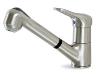 Alpha Pull-Out Kitchen Faucet with Loop Handle